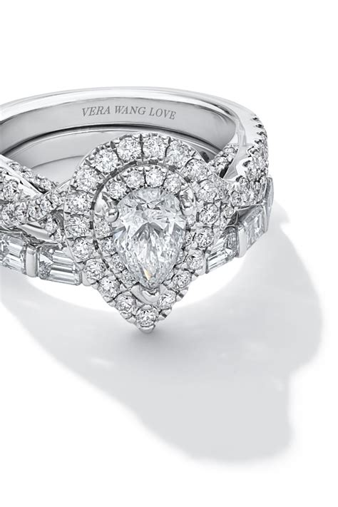 vera wang engagement|vera wang engagement ring pear.